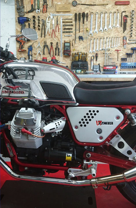 Garage moto